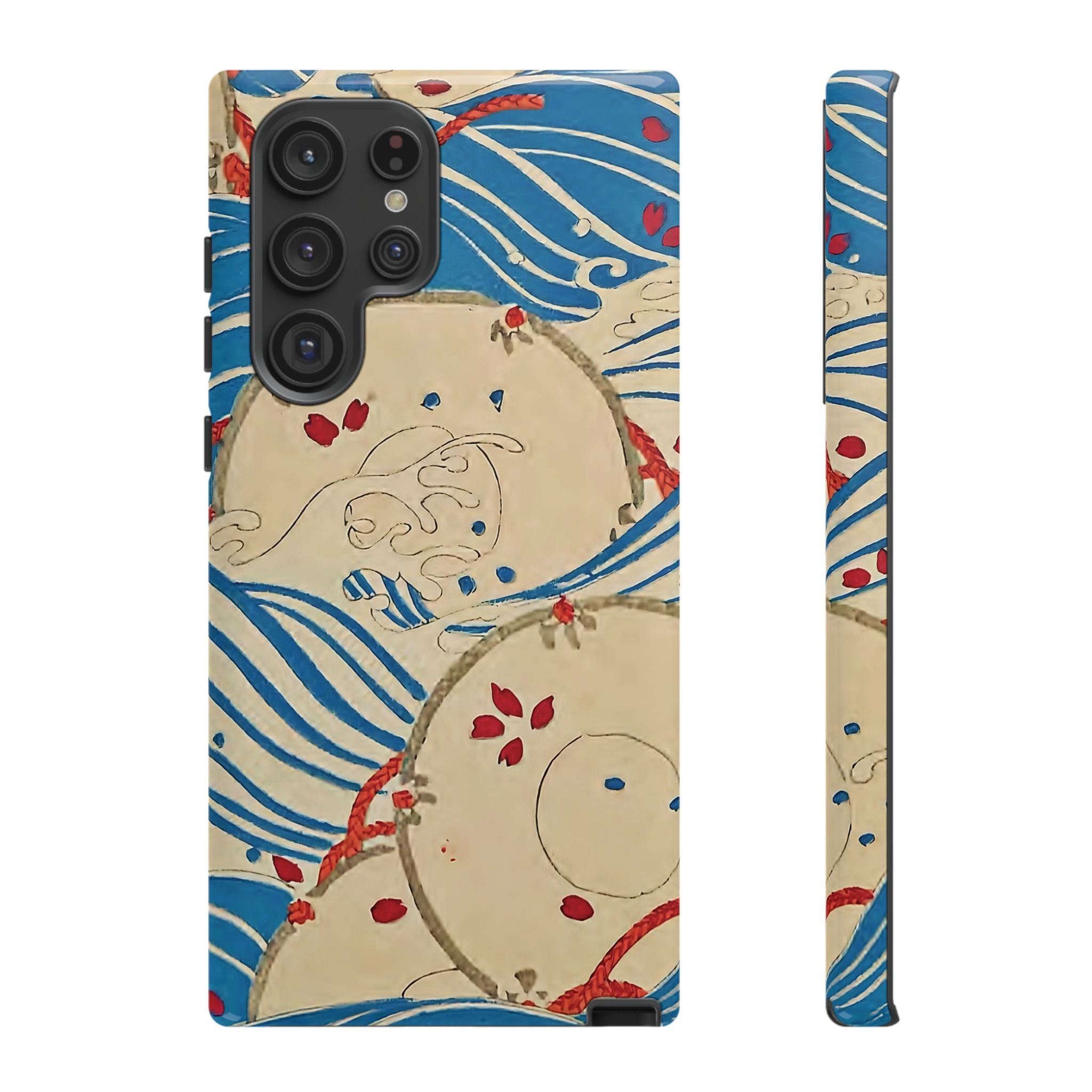 Wave Print Phone Case
