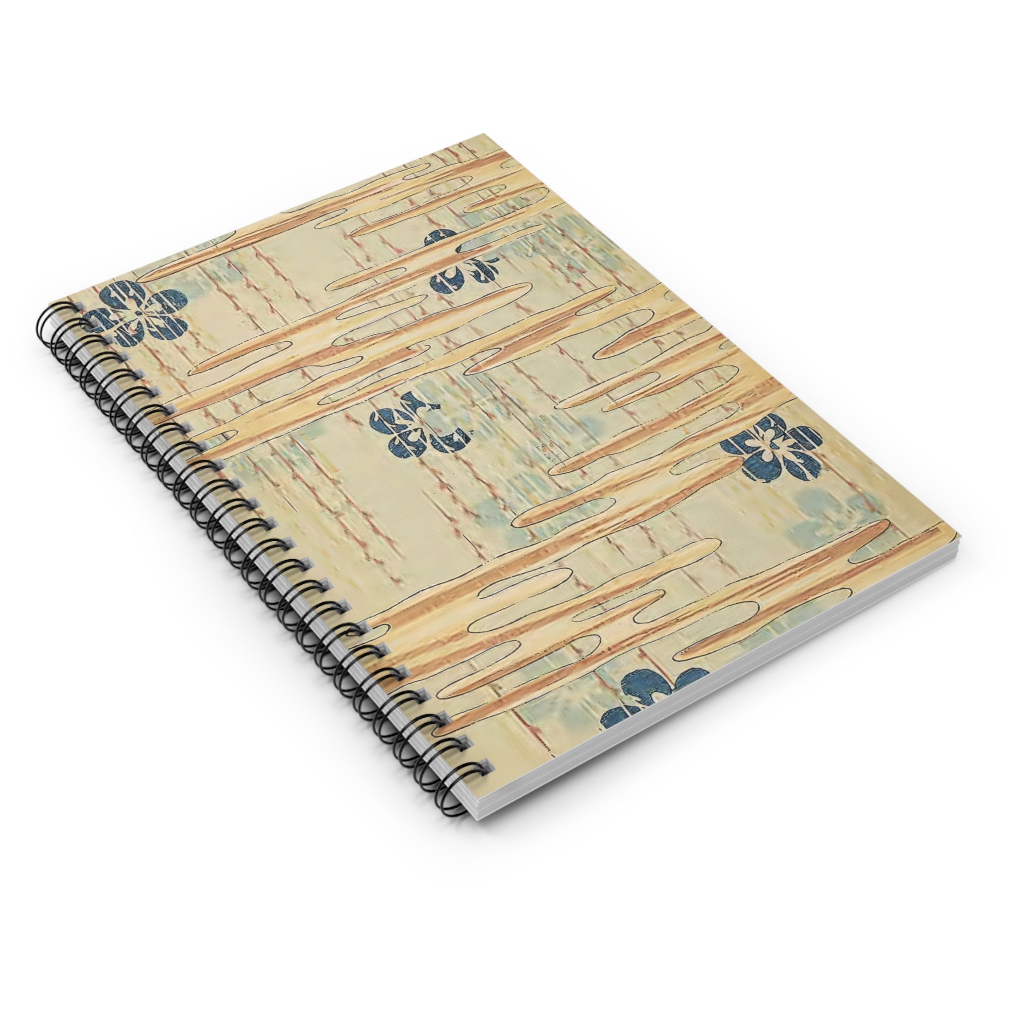 Wavy Floral Notebook
