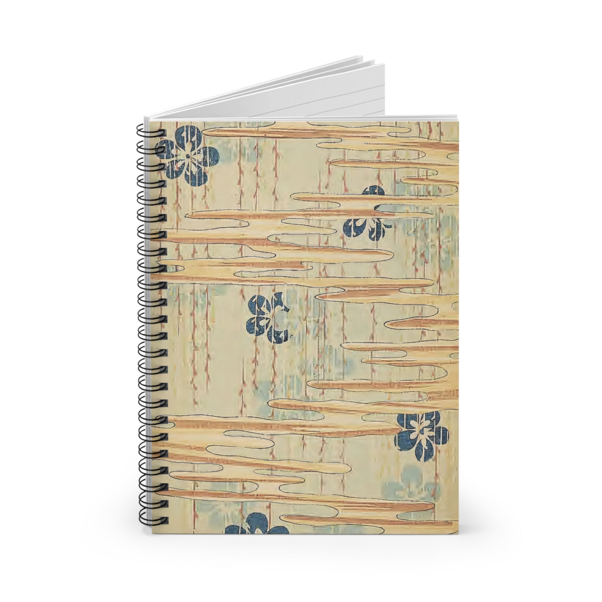 Wavy Floral Notebook